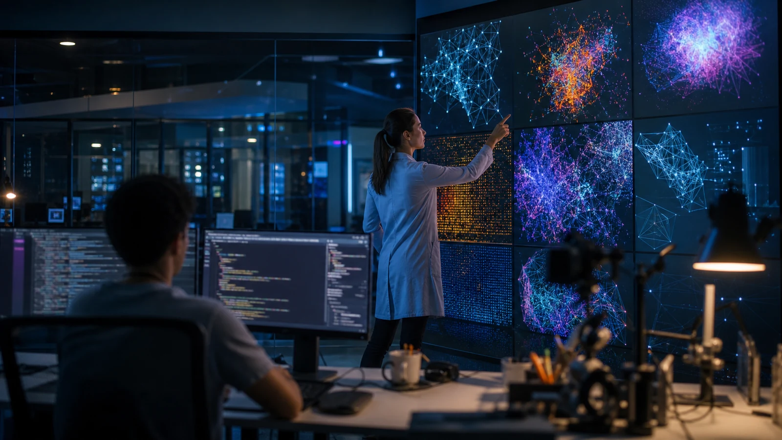 AI research illustration